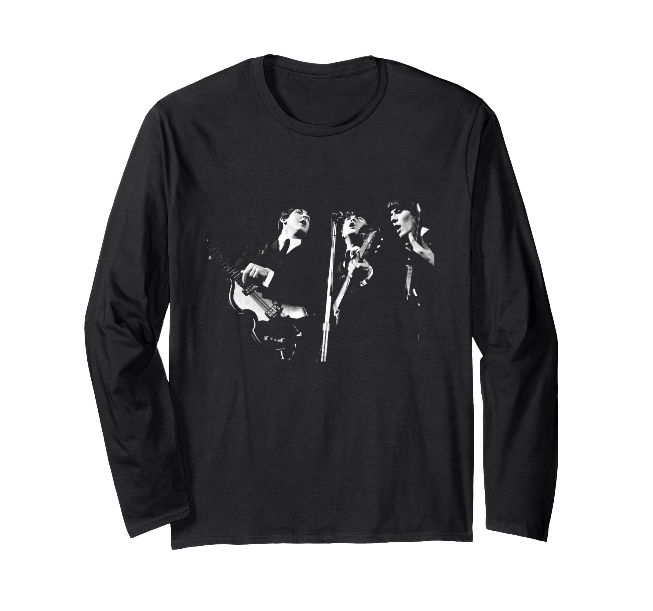 Футболка с длинным рукавом Пол Маккартни, Джон Леннон, Джордж Харрисон, The Beatles