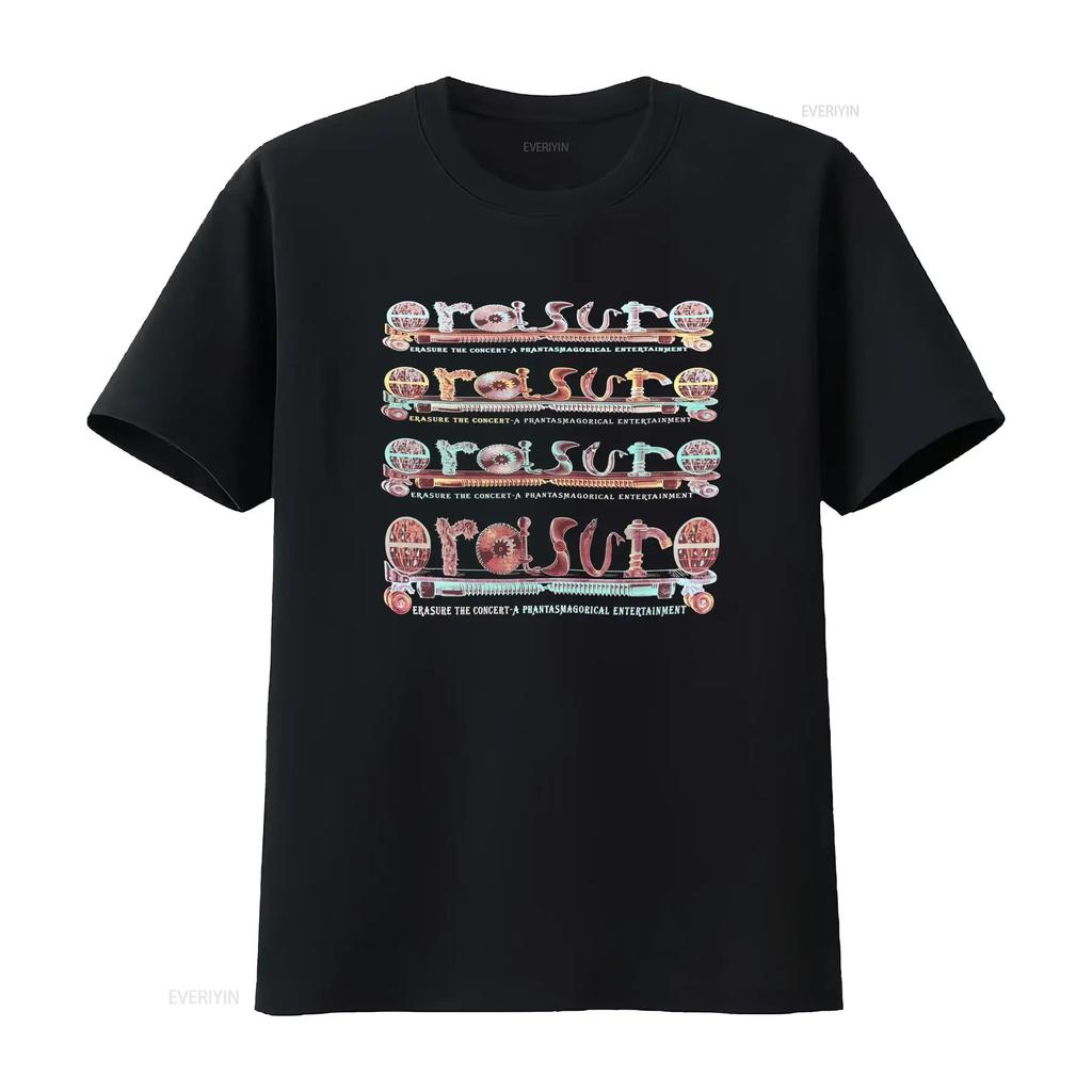 1992 Vintage Erasure Tour Concert New Wave Promo Album Super Rare 90s T Shirt Vintage Fashion Comfortable Breathable