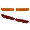 4Pcs Front Rear Side Marker Bumper Lamp Corner Light For Lexus IS300 2001-2005