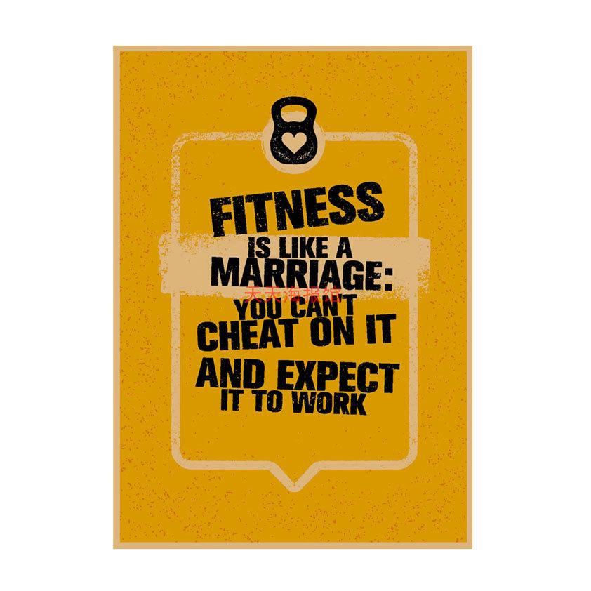 Industrial Style Motivational Gym Poster for Cafe, Bar, and Restaurant Decor 29.7X42cm (A3 size)