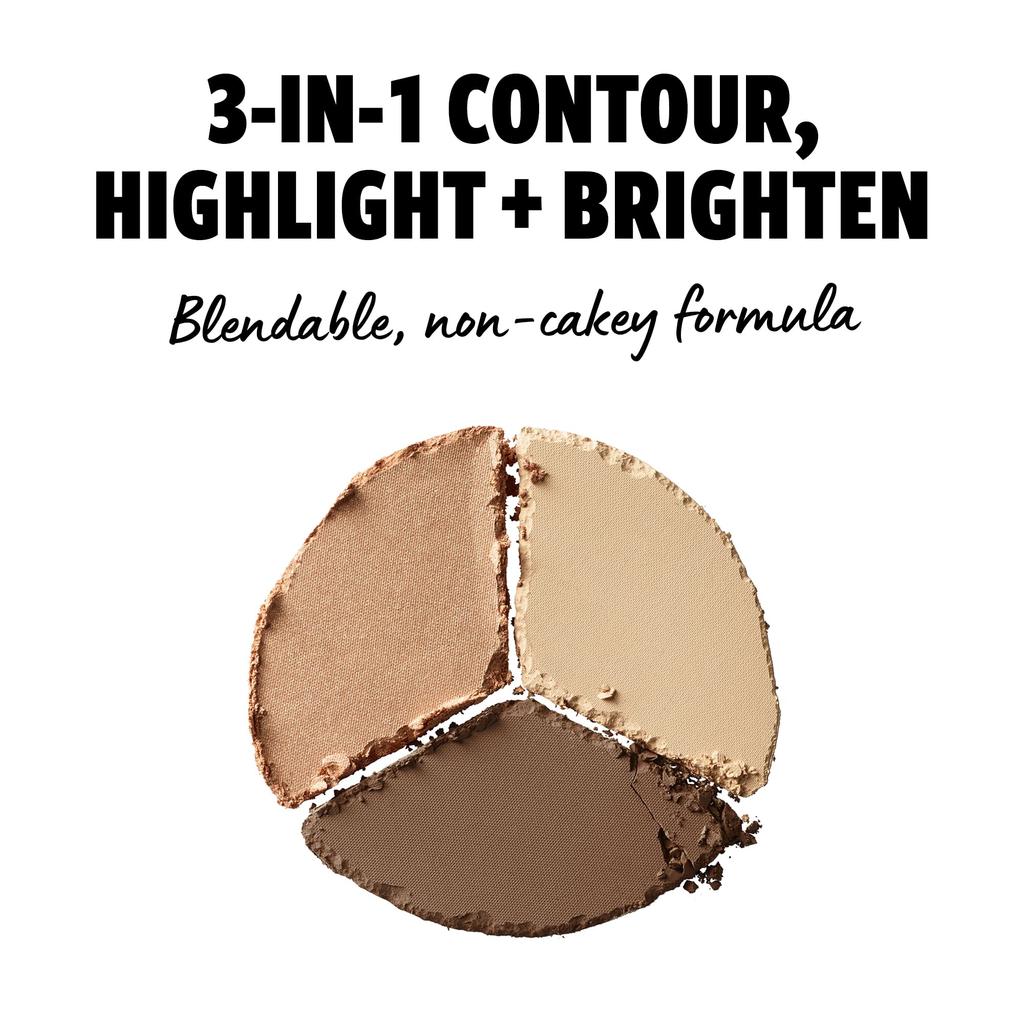 NYX Professional Makeup 3 passaggi per scolpire la tavolozza di scultura del viso 02 Color Light