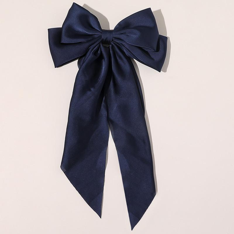 Bow hairpin ribbon hair accessories Korean temperament hair girl top clip headdress.