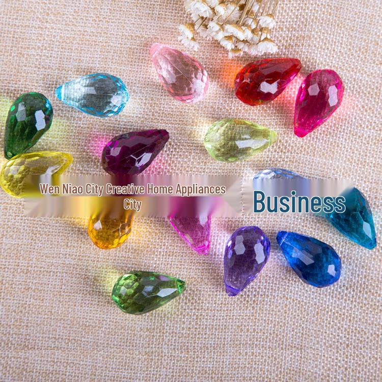 13x24mm Transparente Acryl-Wassertropfen-Perlen für DIY-Schmuck & Perlen-Türvorhänge