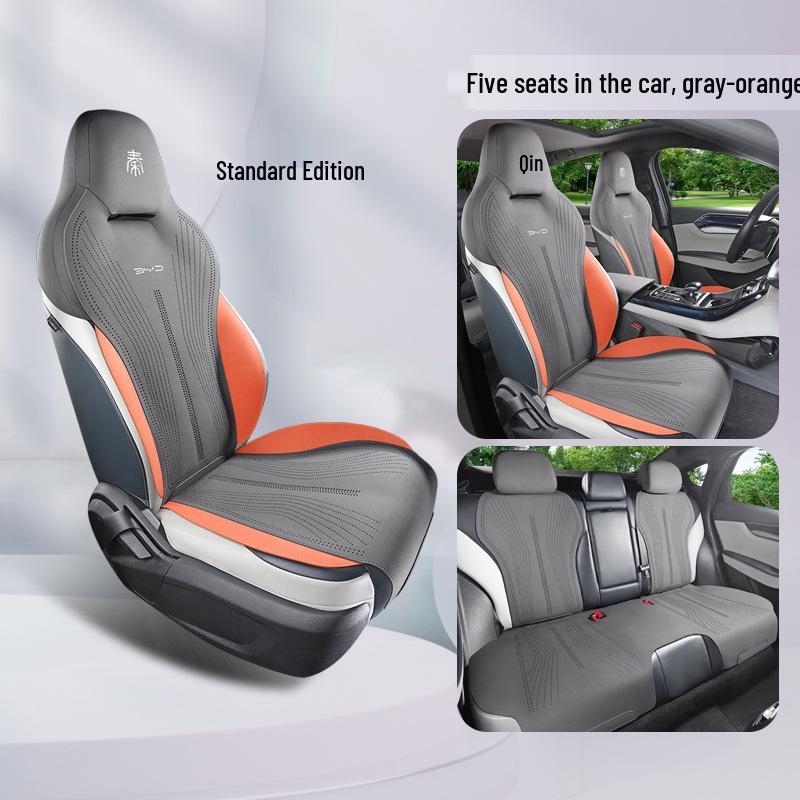 Four-Season Semi-Wrapped Car Seat Cushion for BYD Qin PLUS