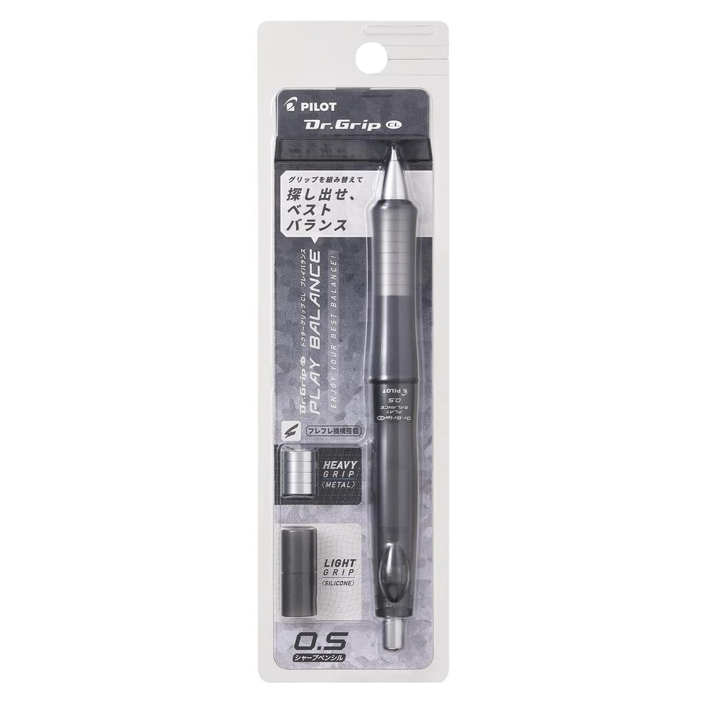 Pilot Mechanical Pencil Doctor Grip CL Play Balance 0.5mm Clear Black HDGCL70RCB