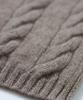Eleuheuseu 100% Cashmere Cable Long Scarf (Select 1)
