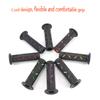 1Pair Motorcycle Grips Handle Bar 22/24MM For Bike Motocross Motorbike Rubber Grip Universal For Motorcross Dirt Pit Bike