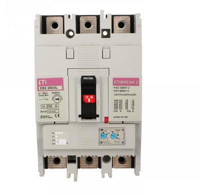 3P 250A 25Ka Compact Circuit Breaker /Thermo-Magnetic Trip Unit/ Eb2 250/3L 004671073