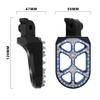 Motorcycle Foot Pegs with spring for HONDA CRF100F 50F 70F 80F XR100R XR70R XR80R FOR YAMAHA WR200 250 500 PW50 80 XT250 350