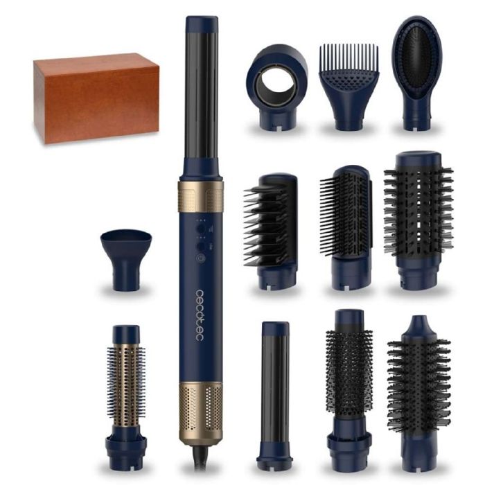 Brosse soufflante - Bamba - CeramicCare 12in1 AirGlam - Technologie Coanda - 1400W - 12 têtes