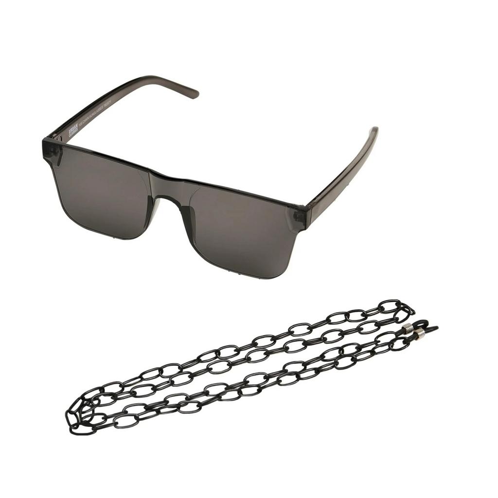 Urban Classics Unisex Adult 105 Rectangular Sunglasses With Chain