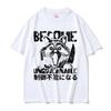 Become Ungovernable Graphic Tshirts Funny Japanese Style Amazed Raccoon Meme T Shirt Unisex Women Cotton High Quality T Shirt Tops