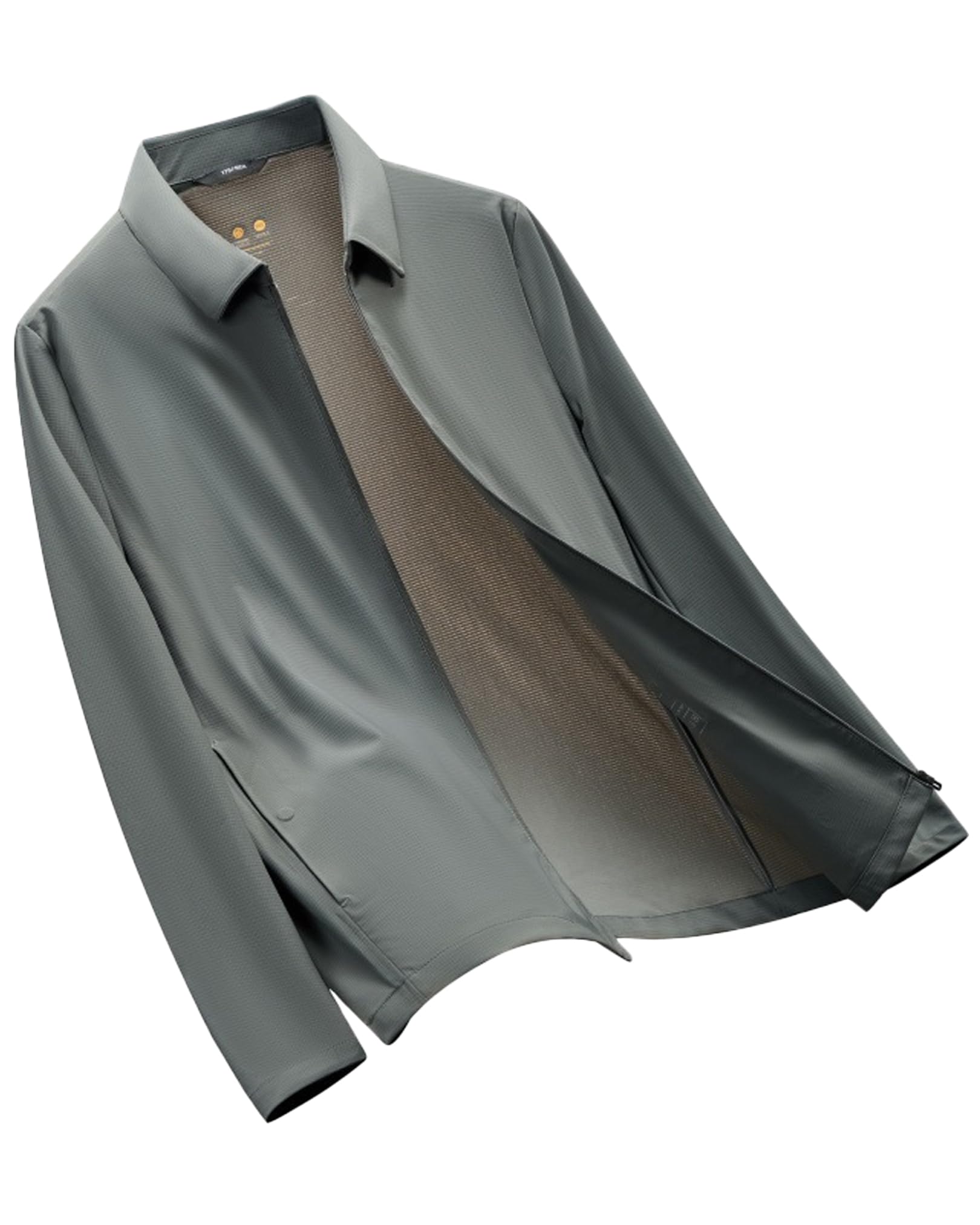 

MYMRIN Summer UV Magnetic Ice Silk and Lightweight Size Men s Jacket, Lightweight, Cool, Protection, Pockets, Outerwear, Stretch, Quick-Drying, зелёный