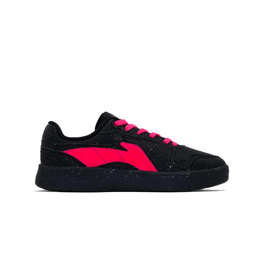 Li Ning Sycee V2 Lightweight Height Increasing Low top Skateboard Shoes Men's Black Pink AGCU515-5(Team282-)