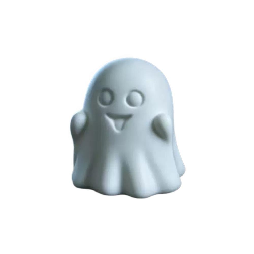 Statues Crafts Halloween Ghost Statues Miniature Models Home Decoration 3D Printing Ghost Ornament Ghost Cat PLA Plastic