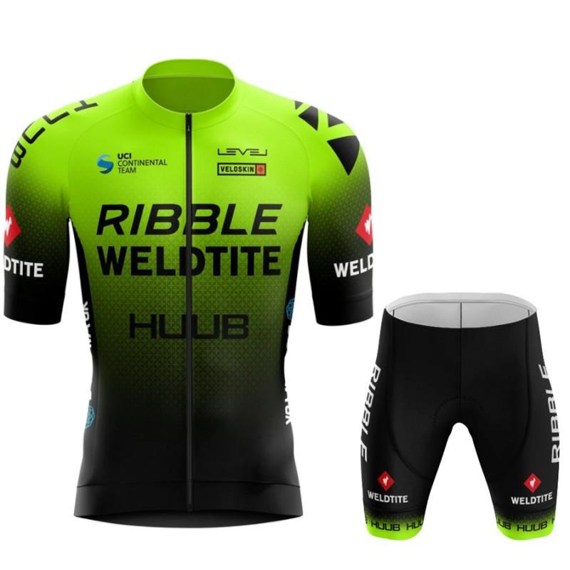 HUUB Mens Cycling Jersey Shorts Set Breathable Quick-Dry Road Mountain Bike Apparel