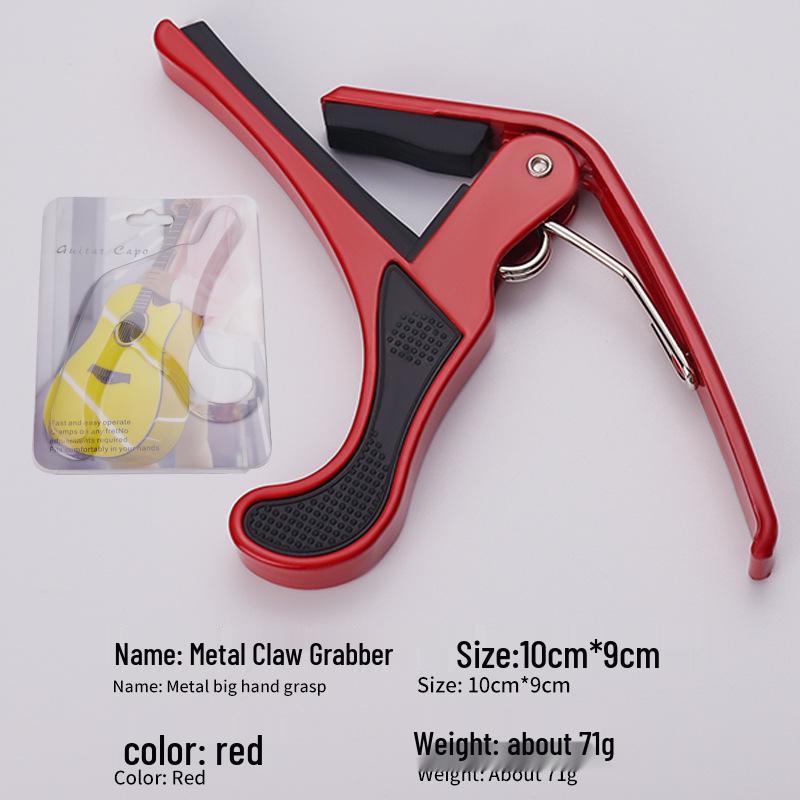 Universal Metal Capo for Electric Guitar - Large Hand Claw Style