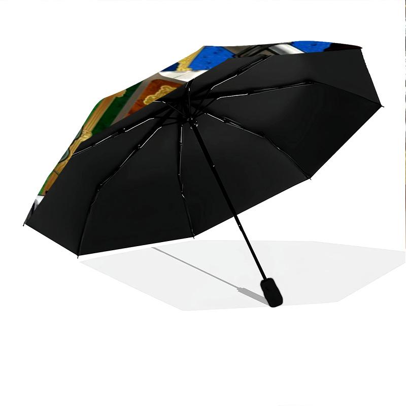 Attack Titan Automatic Umbrella - Suitable Travel Outdoor Portable Umbrella Birthday Gift Daily Essentials