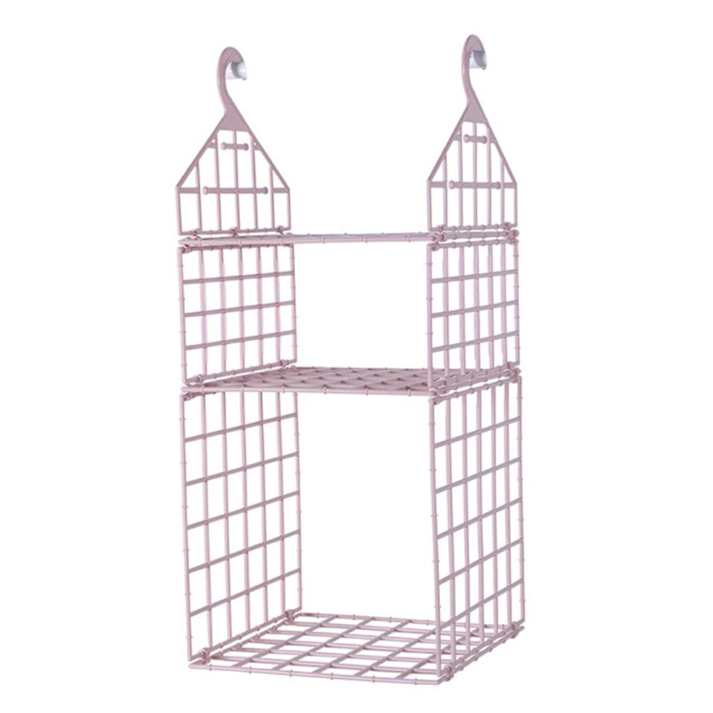2/3/4/5 Tier Folding Closet Organization Shelves Multi-Purpose Checkered Clothes Rack For Home Bedroom