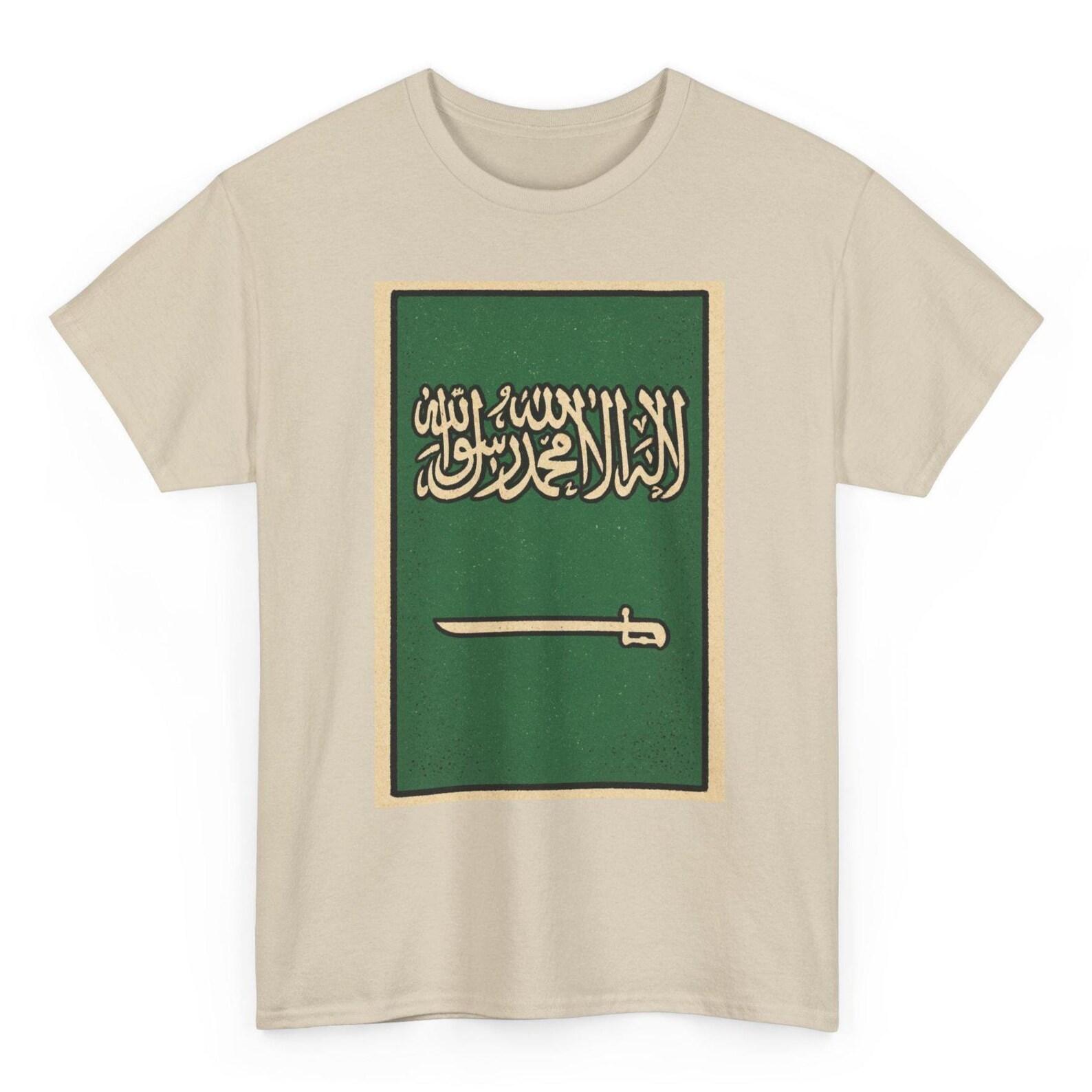 Saudi Arabia Flag T-Shirt Unisex: Retro Riyadh Tee 4XL