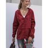Womens Lightweight Hooded Zip-Up Jacket Hiking Outdoor Rain Protection Sport Casual Wear