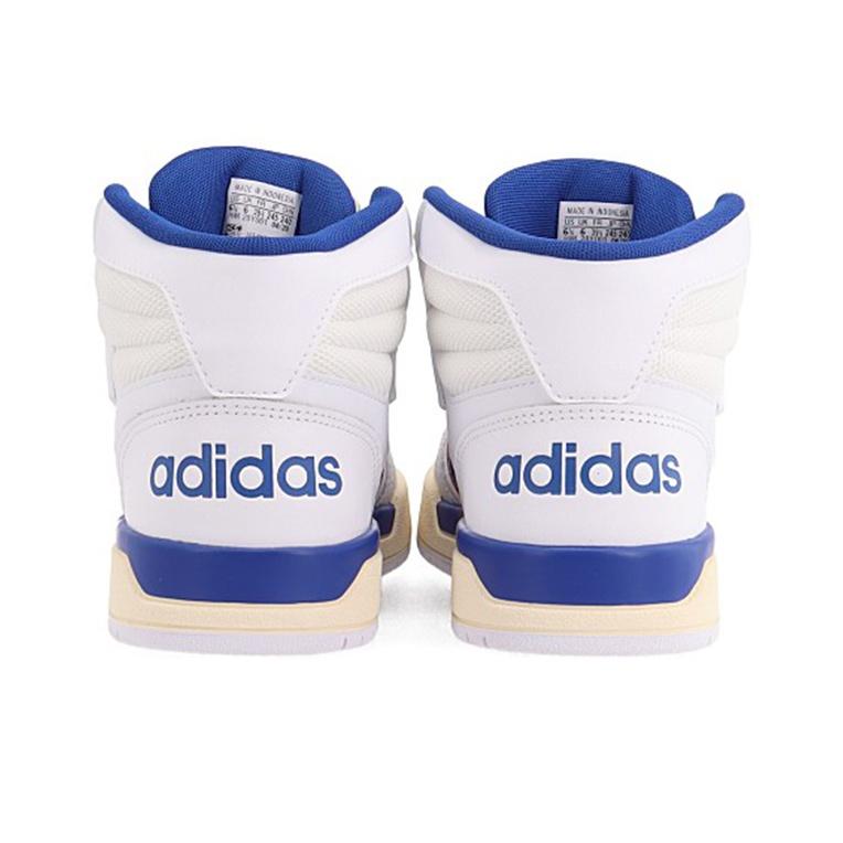 adidas Neo Entrap Mid Skóra Syntetyczna Wygodne Trwałe Buty Skate Mid-Top Męskie Sneakersy Białe Niebieskie Pomarańczowe FW3454