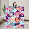 Alien Stage Anime Blanket Flannel Mizi Sua Till Ivan Hyuna Luka Lightweight Throw Blanket for Airplane Travel Bed Rug