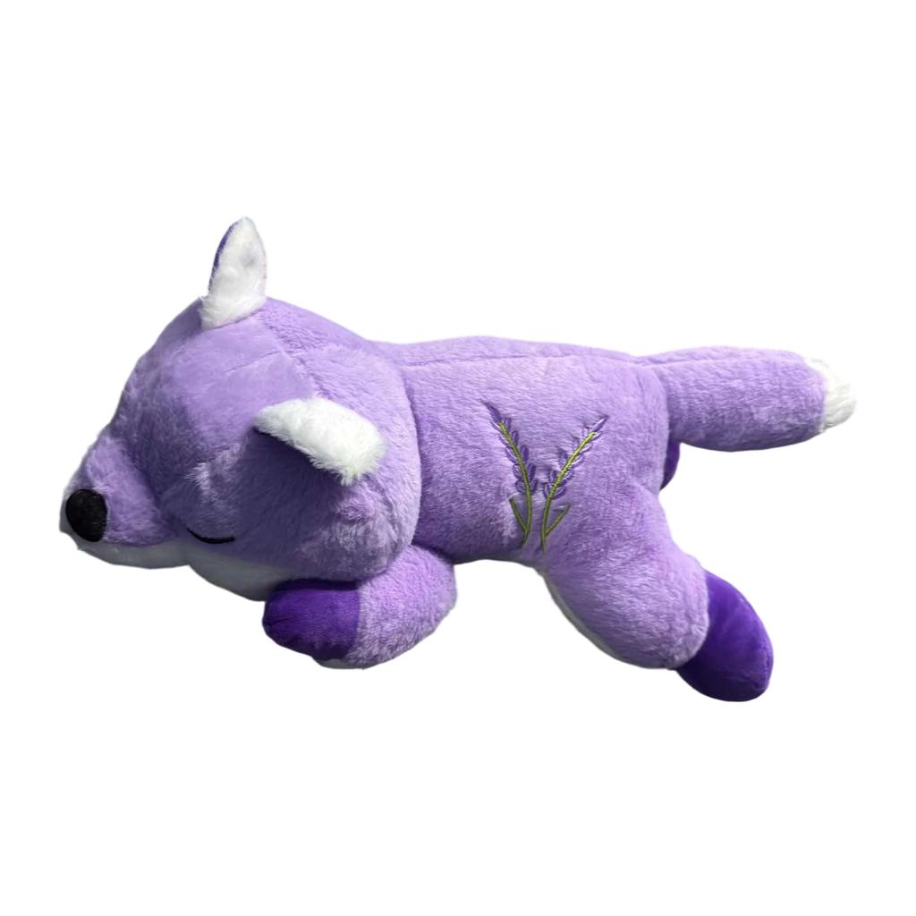Purple Plush Stuffed Animal - Soft Cute Fuzzy Plushie for Kids, Girls, Boys, Collectible Bedroom Shelf Decor and Gift