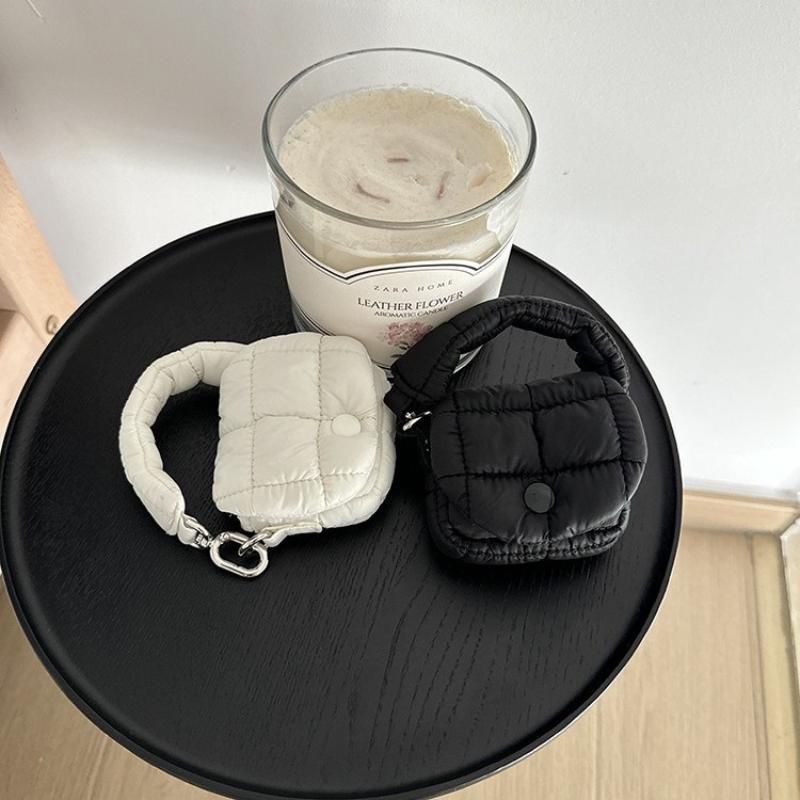 Mini Bag Mini Cloud Waist Pack Lightweight Solid Secure Button Closure With Decorative Coin Purse And Headphone Bag