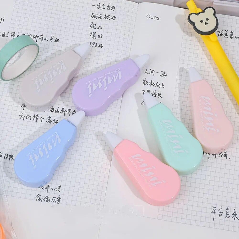 6Pcs/Set Alter Modification Tape Not Easily Broken White Out Corrector Too  Student Stationery