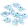 10pcs Christmas Hat Acrylic Beads Plated Color Loose Bead For DIY Jewelry Making Bracelet Necklace Keychain Christmas Decoration