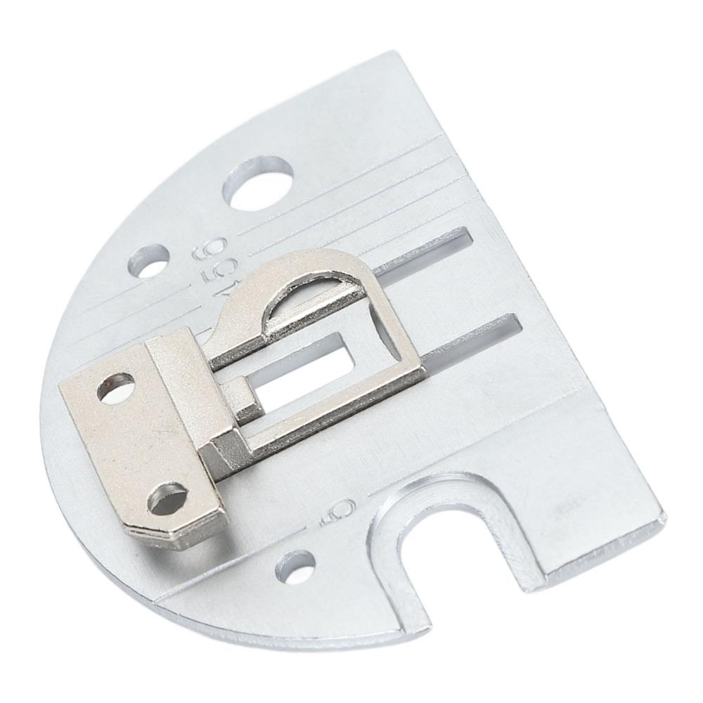 Steel Sewing Needle Plate Aperture 8mm Sturdy Needle Plate Feed Dog Kit Industrial Sewing Machine Plate for 317398+153286  