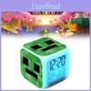 Minecraft Changing Colourful Alarm Clock With Lcd Screen Calendar For Home Use