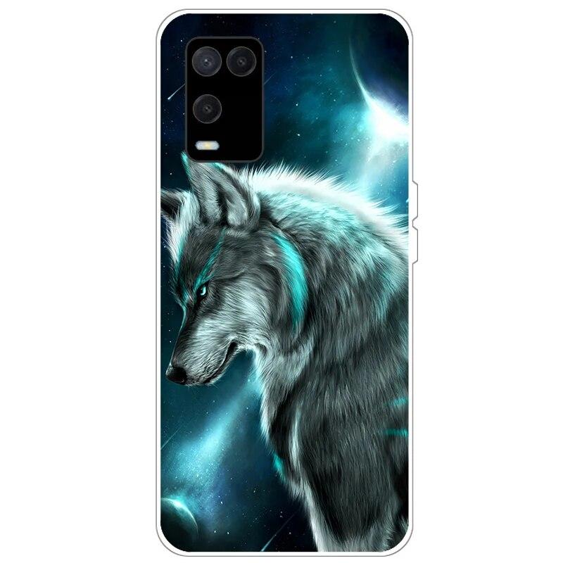 OPPO A54 Case telefonhoz Hátlap OPPO A54 5G 4G Case CPH2239 CPH2195 OPPOA54 A 54 Bumper Silicon Soft Funda fekete tpu tokhoz