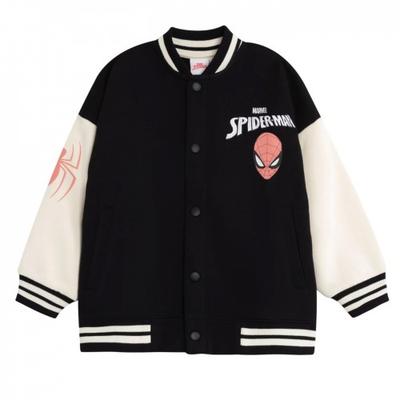 Boys Embroidered Logo Varsity Jacket