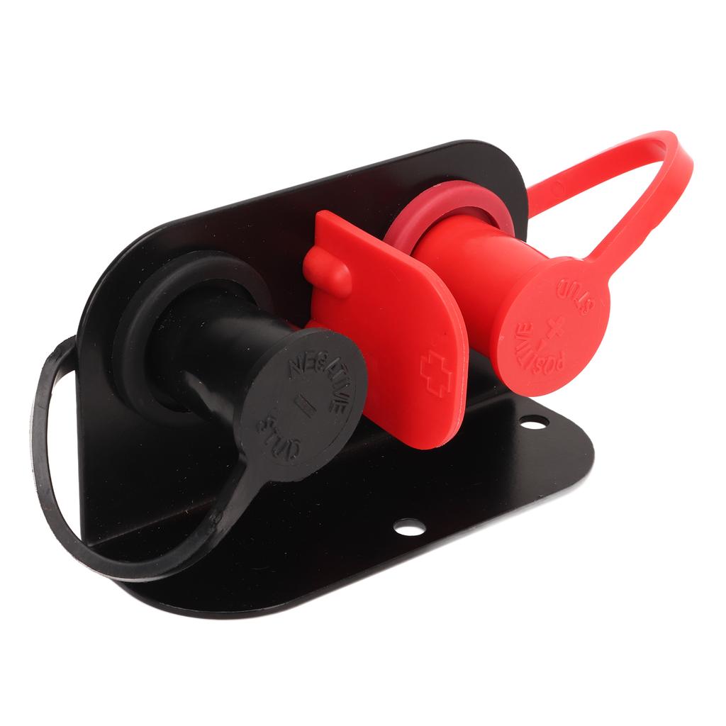 Remote Battery Terminals with Waterproof Caps for UTV ATV Car Trucks RV Tractor Mower Boat