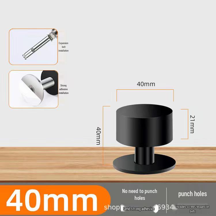 Silent Windproof Door Stopper and Holder - Anti-Theft and Anti-Collision Design