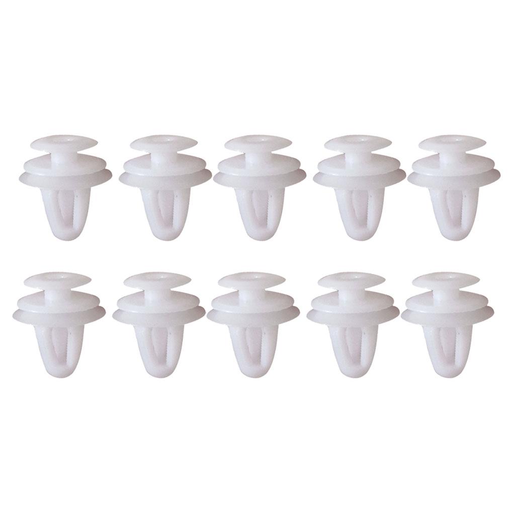 50 Pieces Door Panel Fastener Fixed Clips Set Buckle Push Retainer Blue