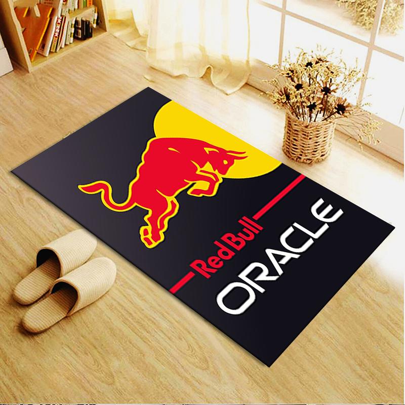 Tappeto Oracle Red Bull Racing per Soggiorno Camera da Letto Casa Decorazione Divano, Tappetino Antiscivolo per Giochi Bambini