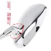 Motorcycle Mirror Motorcycle Mirror Left and Right Set 10mm Positive Thread Plated Silver Color Adjustable Kawasaki Honda Universal