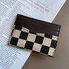 Weipelu Women's Slim Canvas Card Holder