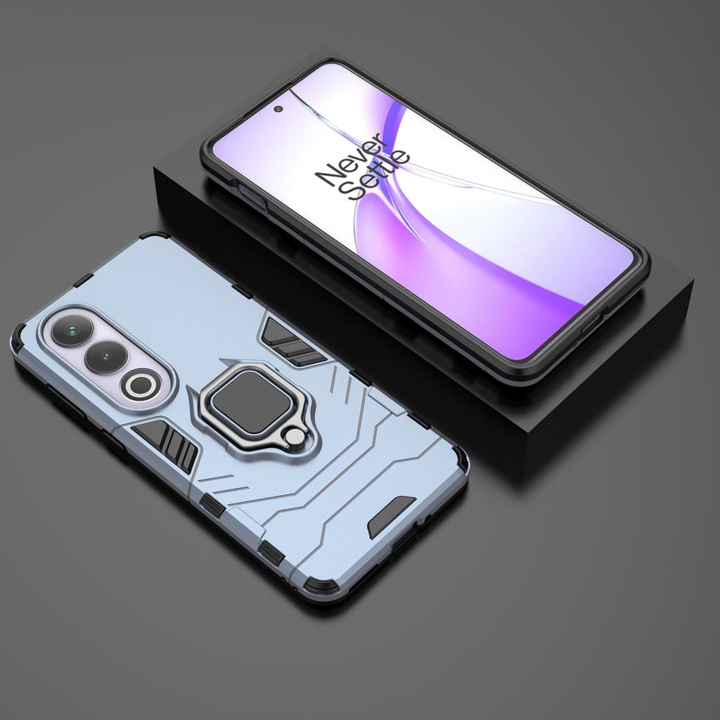For OnePlus Ace 3V 5G Case PC+TPU Bump Proof Shell with Ring Kickstand