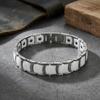 Heren RVS Keramisch Magnetisch Armband Gezonde Accessoires voor Professionele Mannen Mode Sieraden Feestcadeaus