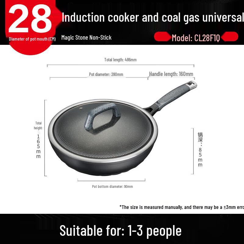 ASD Magic Stone 28cm Non-Stick Wok