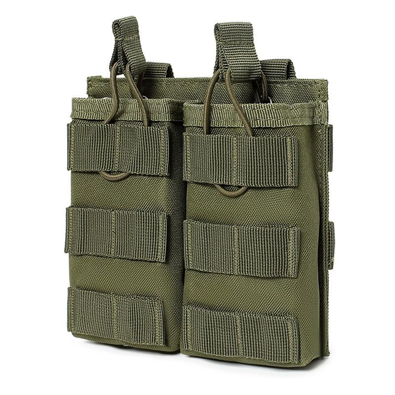 Taktische M4 Magazintasche Einzeln Doppel Dreifach Stapel Molle Kompatibel Leichtes Oxford-Gewebe Hüfttasche Airsoft Outdoor Nutzung
