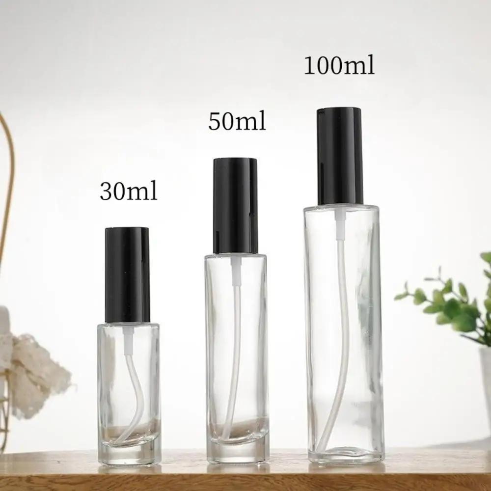 30/50/100ml Přenosná skleněná rozprašovací láhev Parfém Kosmetika Nádoba na alkohol Cestovní Ultra jemný rozprašovač Dávkovač dezinfekce