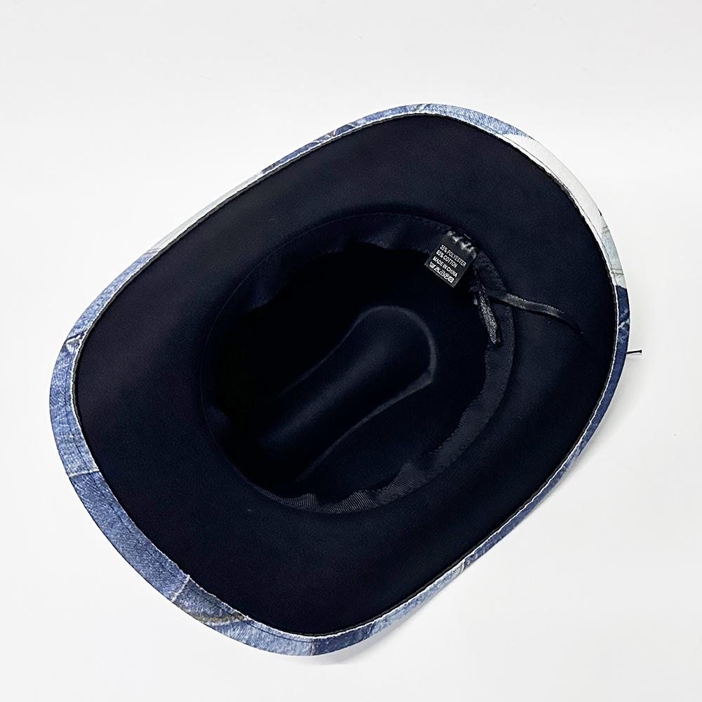 Popular Classic Retro Western Cowboy Hat Men's and Women's Fashion Design Sense Color Matching Old Jazz Hat