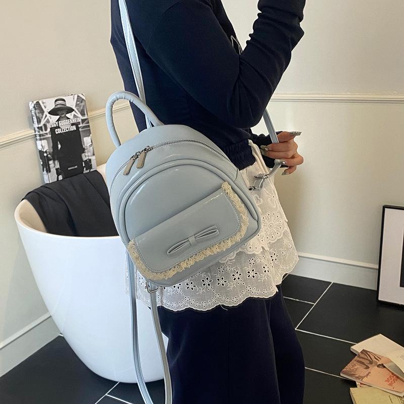 Versatile bow premium backpack new fashion trendy summer handbag casual shoulder bag