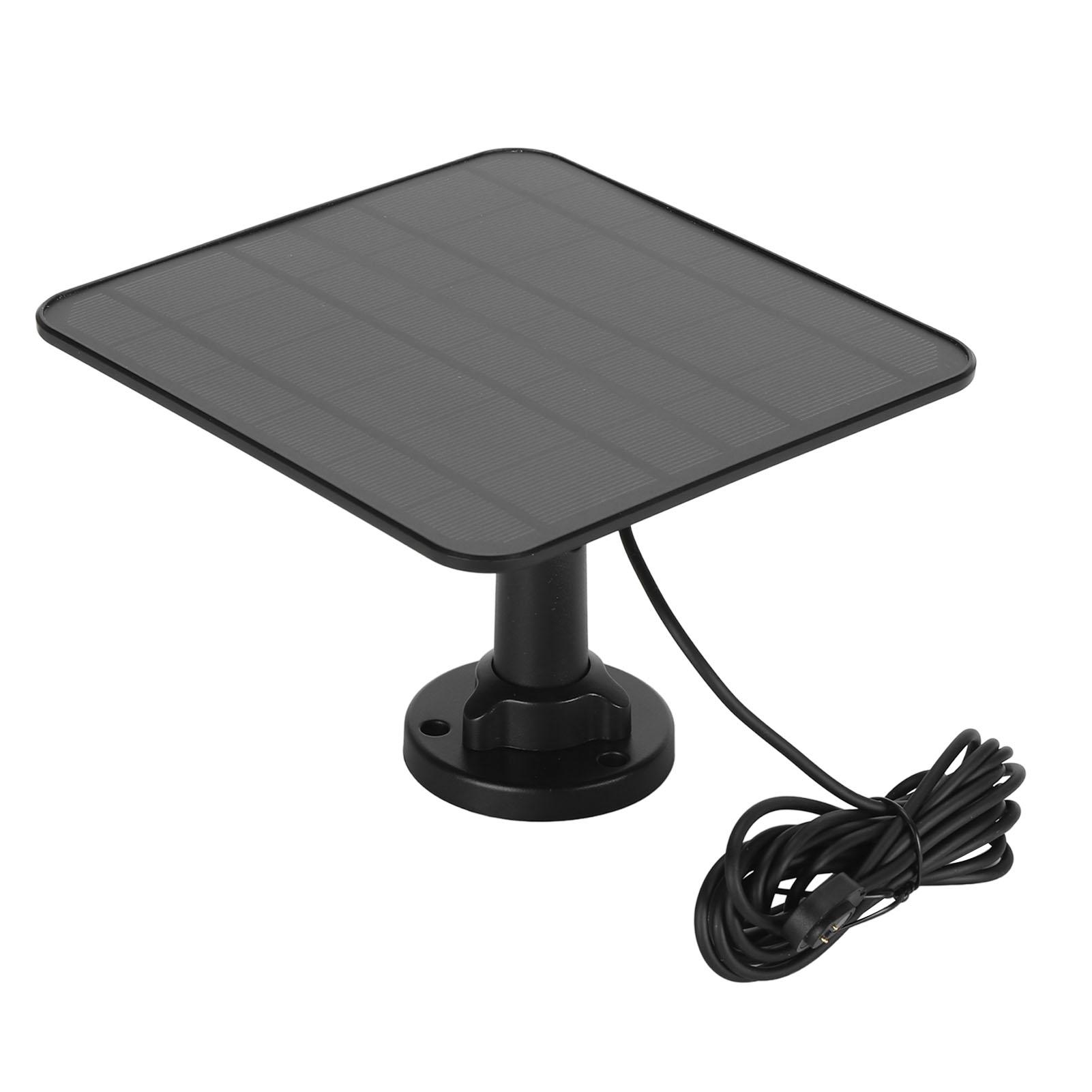 

12W Solar Panel IP65 Waterproof Magnetic Charging Security Camera Solar Power Supply for Pro 3 Pro 4 2 Go 2
