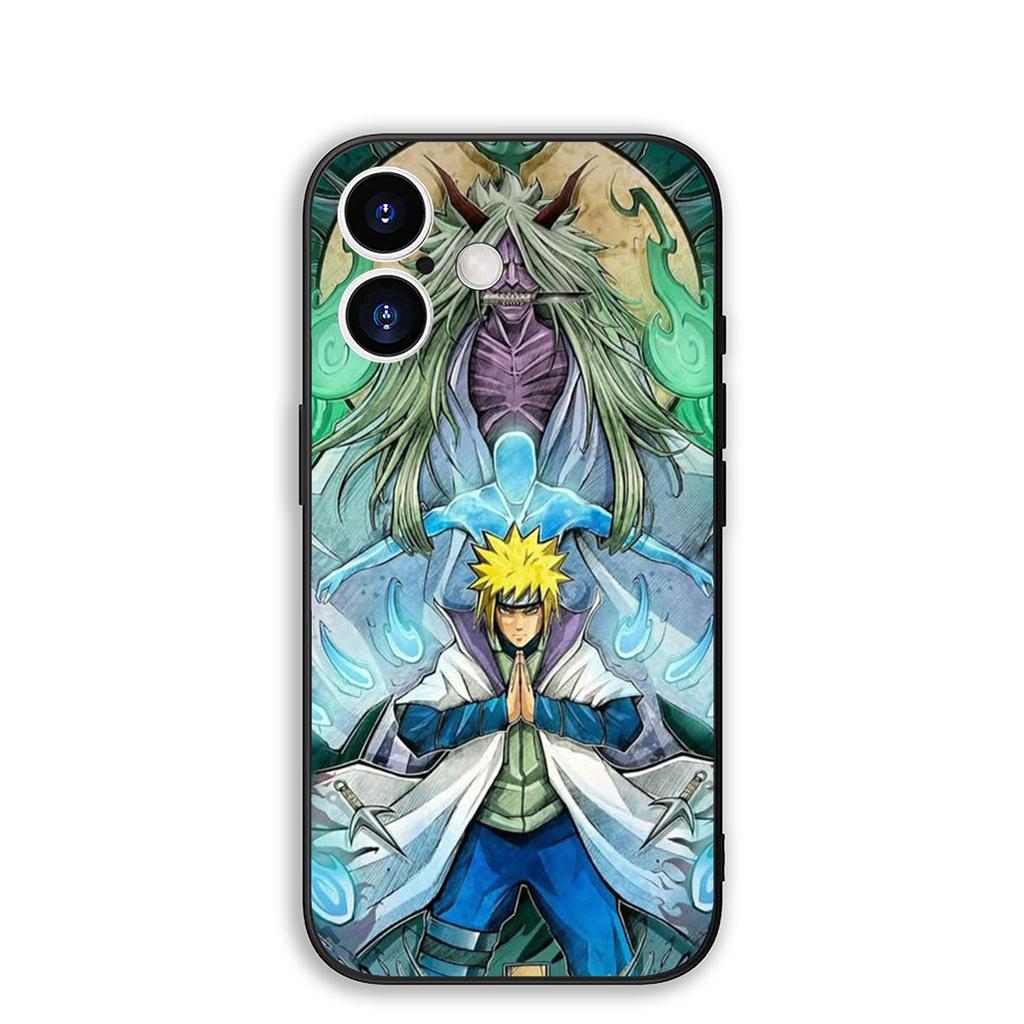 For Apple iPhone 17 16 Plus 13 12 Pro Max Mini X XR Xs ProMax 16E 15+ 17+ Air Phone Case Namikaze Minato Narutos Uchiha Sasuke